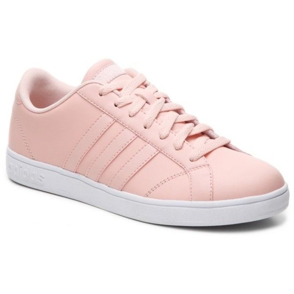 *SOLD*Adidas Neo Baseline Striped Leather Sneakers - Picture 1 of 11
